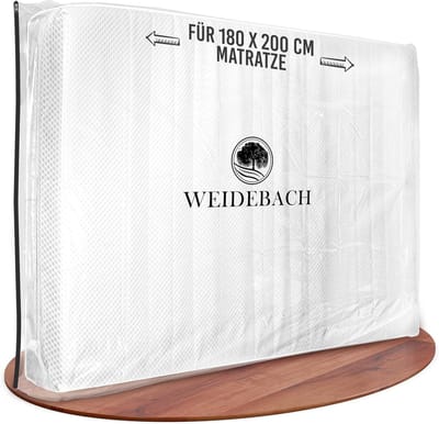 Matrashoes - Transparante Folie - 100% Waterdicht - Ideaal voor Opslag en Vervoer - Voor 90 x 200 cm Matras