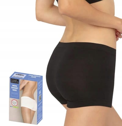 GATTA - Dames Boxershort - Maat M - Zwart - Naadloze Short - Comfort Ondergoed (1 stuks)