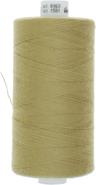 Polyester Naaigaren - Knoopsgatgaren Siergaren - Zware Stoffen Naaien - Hoge Scheurvastheid - 1000 meter - Rood