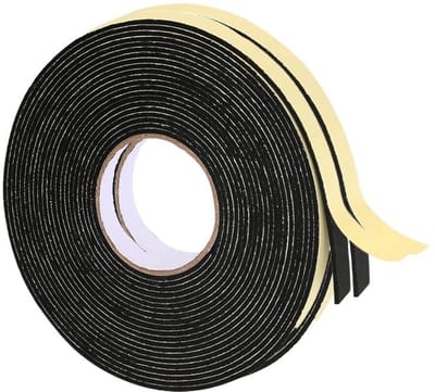 Dailygoods- Isolatietape Zelfklevend - Tochtstrip - Isolatieband - Geluidsisolatie - Vochtbestendig - 10 mm x 2 mm, 15 m - Afdichtband