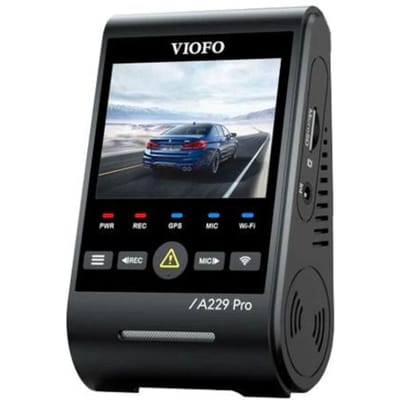 VIOFO A229 Pro 2CH - Dashcam - 4K UHD Voorcamera + 2K Achtercamera - Sony STARVIS 2 Nachtzicht - GPS - WiFi - HDR - Parkeermodus - Dual Camera Auto Recorder