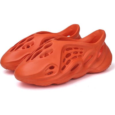 Kinderschoenen met kokosnootgaten Meisjessandalen Jongens Middelbare en oudere kinderen Uitgeholde voeten van kleine meisjes Zachtzoolstrand 22/23 oranje