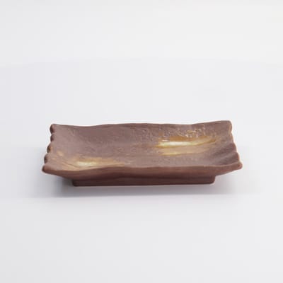 Tokyo Design Studio – Bord – Borden - Bruin/Wit – 15.5x11x2.5cm