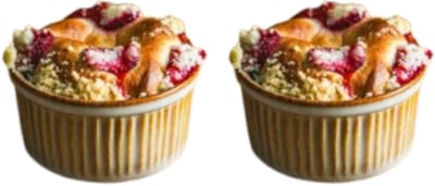 MPLCo - Ombre Insta Crème Brûlée Schaaltje - Set van 2 - Dessertschaal - Ovenvast Ramekin Bakvorm - Oven & Magnetron - Vaatwasserbestendig - Keramiek - 200ml - Ø10 x 5 cm - Lichtbruin