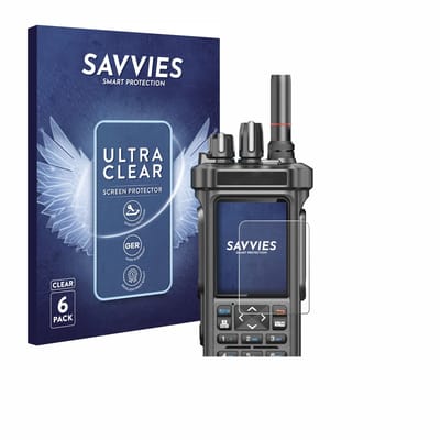 Savvies - Screenprotector voor Radtel RT-950 Pro - Folie Beschermfolie transparant 6 Stuks
