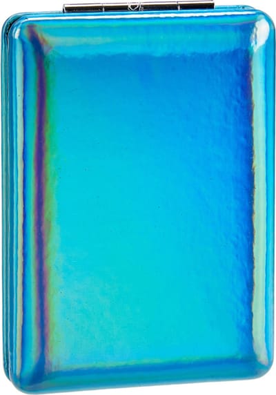 Arte Regal Make-upspiegel Metallic 8,5 X 6,2 Cm Glas Blauw