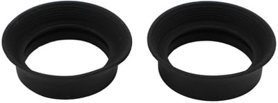 Dailygoody - Scope-oculairoogschelpen - Opvouwbare Rubber Oculairafdekking - 40 x 30 x 16 mm - Voor Microscoop Oculairs - 2 Stuks - Geschikt voor Mo