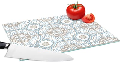 Glazen Snijplank - 28x20 - Bloemen - Portugal - Design - Snijplanken Glas