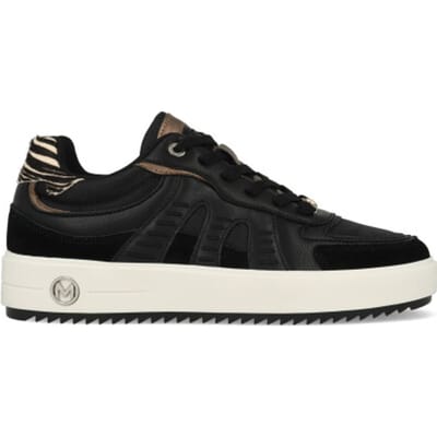 Mexx Sneaker Persia Olli Zwart/bruin Dames - Maat 37