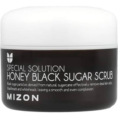Mizon, Honey Brown Sugar Scrub, 3.17 oz (90 g) black