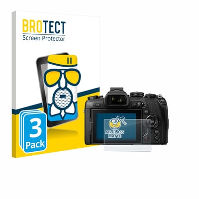 BROTECT - Screenprotector voor Olympus OM-D E-M1 Mark II / Mark III - Folie Beschermfolie Beschermglas matte 3 Stuks