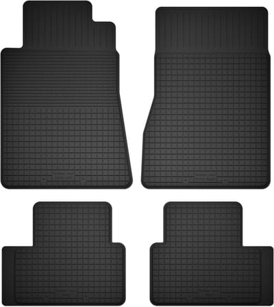 Wielganizator BasicProtect - Auto Rubber Matten - 4 Stuks - Antislip - Weerbestendig