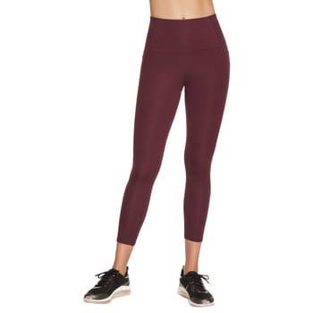 Skechers Go Walk High Waisted 7/8 Legging, Vrouwen, Purper, Leggings, maat: S