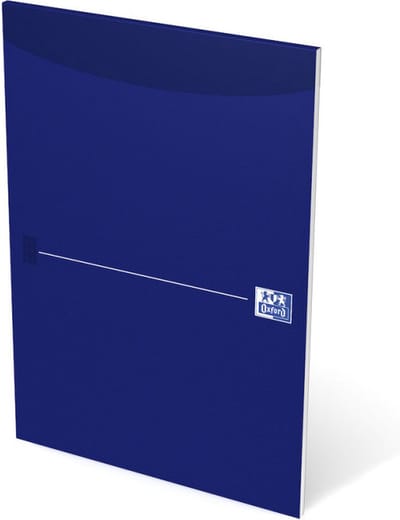 Oxford 100050239 schrijfblok & schrift Blauw A4