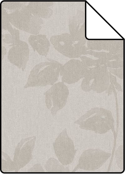 Proefstaal Origin Wallcoverings behang rozen licht taupe - 26,5 x 21 cm - 347028-S