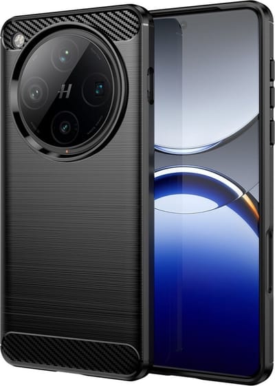 Coverup Hoesje - Geschikt voor OPPO Find X8 Pro Hoesje - Coverup Armor Brushed TPU Back Cover - Zwart