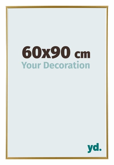 Your Decoration - Fotolijst 60x90 cm - Kunststof - Goud - Evry