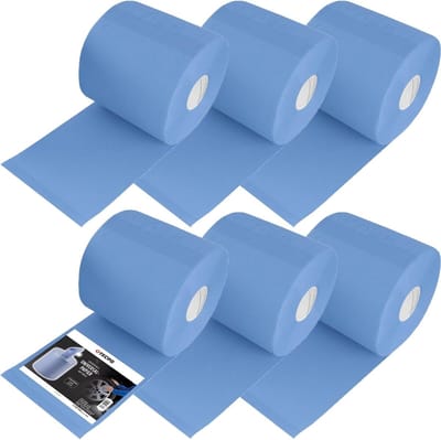 Poetsrollen Blauw - Keukenpapier Rollen - Schoonmaken Huis - Verlijmd Reliëf Nat - 21x34 cm - Blauw