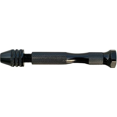 Twistdrill Handboor Boorgat Aluminium Mini Micro Aluminium Handboor Met Draaikop Hand twist drill+10pcs tw