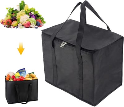 Vouwbare Koeltas voor Picknick, Camping en BBQ - Isolatie, Herbruikbaar, Groot 41 x 33 x 26 cm