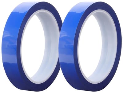 Thermisch tape 10mm x 33m - blauwe sublimatietape - hittebestendig - ideaal voor elektronische printcircuits - ShopVlot