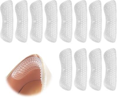 6 paar hielbeschermers voor schoenen van siliconen, hielkussens, hielkussens, heren, dames, pad-heel, uniseks