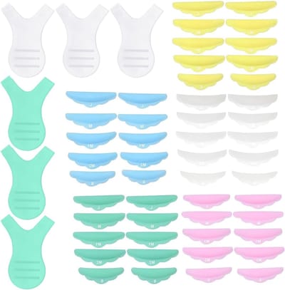25 Paar Silicone Ooglift Pads met 6 Y-Vormige Wimperborstels, Herbruikbare DIY Wimperlifting Accessoires voor een Perfecte Oogopmaak