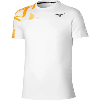 Mizuno Daybreakers Shadow T-shirt Met Korte Mouwen Wit S Man