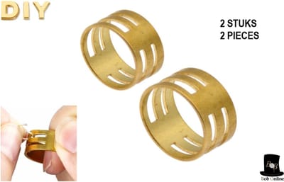 Bob Online ™ - 2 Stuks – Buigring Hulpringen – Open Buigringen Gereedschap – Sieraden Maken Buigringetjes Gereedschap – Open Jump Ring Help Aid – DIY Sieraden Maken Gereedschap – DIY Jewelry Making Tool – Hulpringen voor Buigringetjes
