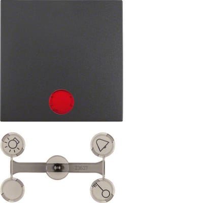 Hager Berker S.1/B.3/B.7 Schakelelement/Centrale plaat - 16211606 [2 stuks]