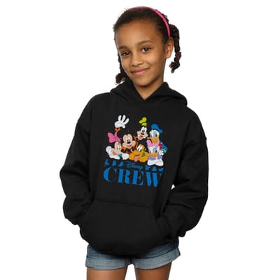 Disney Meisjes Mickey Mouse Disney Vrienden Hoodie (Zwart)