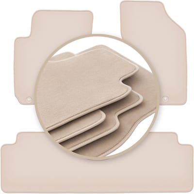 PREMIUM beige vloermatten voor: Hyundai Tucson I SUV 2004-2010
