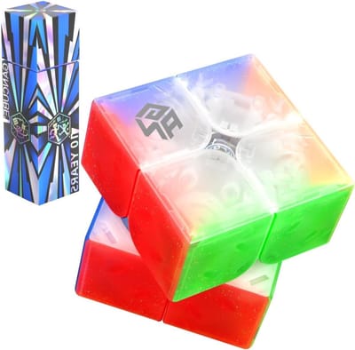 2x2 Toverkubus - Magische Puzzel - Problemen Oplossen - Instelbaar Magneetsysteem - N.v.t. - Wit Zwart