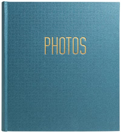 Exacompta Fotoalbum boekgebonden 60 zwarte pagina's OfficeByMe - Eendenblauw - 15603E
