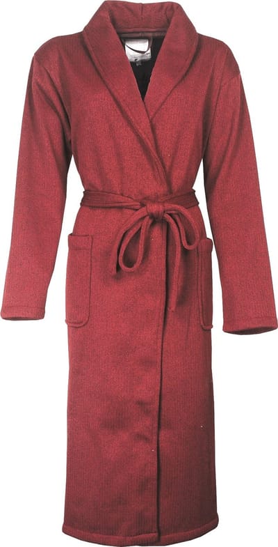 Tenderness Dames Kamerjas - Ochtendjas - Duster Rood - Maat S