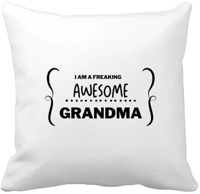 Akyol - i am a freaking awesome grandma Kussen hoes - Oma - geweldige oma - liefste oma - verjaardag - cadeau - kado - bedankje - geschenk - 40 bij 40 cm