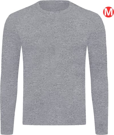 Livano Thermokleding - Thermoshirt - Thermo - Voor Heren - Shirt - Grijs - Maat M
