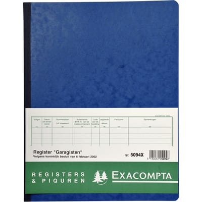 Register Piqure garagisten 320x250mm 80vel assorti