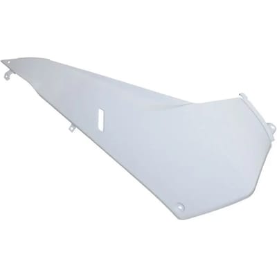 Sabot bas de caisse droit P2R pour Scooter Yamaha 500 Tmax 2008 à 2011 blanc brillant Neuf