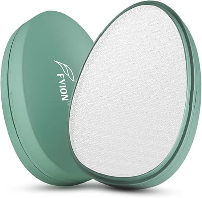 FVION Nano Glass Foot File Callus Remover - Soft Glass Foot Hard Skin Foot Scraper, Effective Dead Skin Foot Scrubber and Portable Pedi Egg Foot Care Tool (Green)