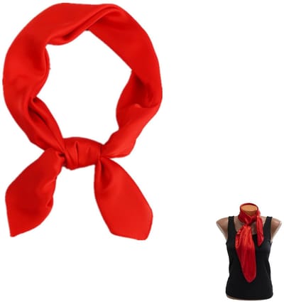 Dailygoods - Satijnen Sjaal, Vierkante Satijnen Hoofddoeken Haar Sjaals,Zijden Sjaal Vierkante Hals Sjaal,70x70cm Zijde Voor Dames Voor Dames Meisjes Accessoires