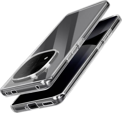Mayaxess, Hoesje voor Xiaomi Redmi Note 14 Pro en 14 Pro Plus Zacht Silicone, Transparant