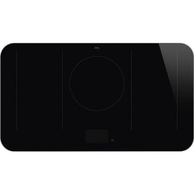 SMEG Inductie Kookplaat Kookplaat, Isola, Inductie, 90 cm, Black with stainless steel effect frame, Inbouw: Tussenbouw