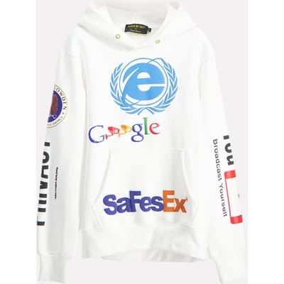 In Gold We Trust The Privacy White Size: S | Hoodies Outlet | Unisex | Wit