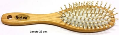 Rojafit Pneumatische Haarborstel  – Echt hout – 22 cm.