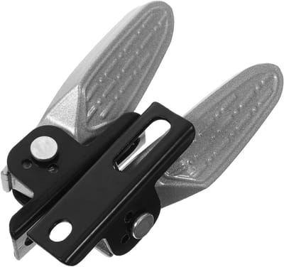Opvouwbare Fietspedalen - Achterzadelpedalen Mountainbike - Extra Voetsteun - Antislip Ontwerp - 14cm Lengte - Zilver