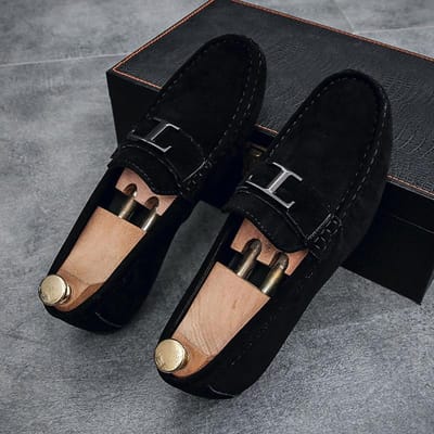 Herenschoenen Heren Casual Schoenen Allmatch Loaferschoen Heren Mode Zakelijke Schoen Mode Zachte Zool Sociale Schoen 38 black