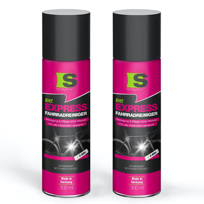 Spraytive 2x 300ml fietsreiniger zonder water – snelle reiniging met waxbescherming voor frame, velgen en onderdelen – geeft glans en beschermt