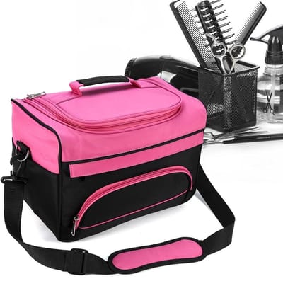 Allecto - Hairdressing Tools Bag - Grote capaciteit - Handige organizer - Rood - Kappershandtas - Ideaal voor hairstylisten - Compact en multifunct..