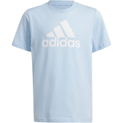 Adidas Essentials Big Logo Cotton T-shirt Met Korte Mouwen Blauw 7-8 Years Kinderen